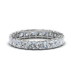 Load image into Gallery viewer, 4-carat-princess-cut-diamond-eternity-ring-in-white-gold-FDEWB8675PR-4.0CT-NL-WG
