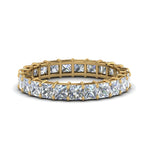 Load image into Gallery viewer, 4-carat-princess-cut-diamond-eternity-ring-in-yellow-gold-FDEWB8675PR-4.0CT-NL-YG
