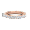 Load image into Gallery viewer, 4-carat-princess-cut-diamond-eternity-wedding-ring-in-rose-gold-FD10247PRB-4.00CT-NL-RG-HW