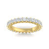 Load image into Gallery viewer, 4-carat-princess-cut-diamond-eternity-wedding-ring-in-yellow-gold-FD10247PRBANGLE5-4.00CT-NL-YG