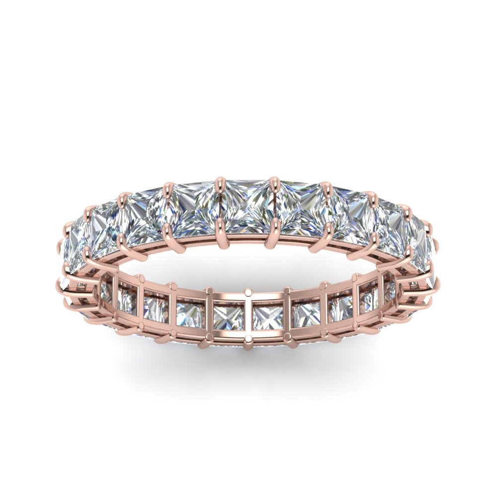 Princess Cut Diamond Eternity Ring 4 Carat – Fascinating Diamonds