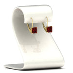 Load image into Gallery viewer, 4-carat-princess-cut-ruby-lever-back-earrings-in-yellow-gold-FDEAR9225PRGRUDR-4.00CT-NL-YG