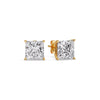 Load image into Gallery viewer, 4-carat-princess-cut-stud-earring-in-yellow-gold-FDEAR-10411PRANGLE1-4.00CT-NL-YG.jpg?v=1763113297