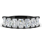 Load image into Gallery viewer, 4-carat-radiant-cut-wedding-anniversary-ring-in-black-gold-FD8008RAB-4.00CT-NL-BG
