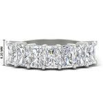 Load image into Gallery viewer, 4-carat-radiant-cut-wedding-anniversary-ring-in-white-gold-FD8008RAB-4.00CT-NL-WG-HW

