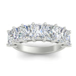 Load image into Gallery viewer, 4-carat-radiant-cut-wedding-anniversary-ring-in-white-gold-FD8008RABANGLE5-4.00CT-NL-WG
