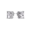 Load image into Gallery viewer, Radiant Diamond Basket Stud Earring