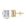 Load image into Gallery viewer, Radiant Diamond Basket Stud Earring