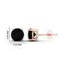 Load image into Gallery viewer, 4-carat-round-black-diamond-stud-earring-for-women-in-rose-gold-fdear10411rogblackangle2-4.00ct-nl-rg-hw_cf31c04b-78df-4805-9e93-9b52d29f2796.jpg?v=1765339396