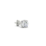 Load image into Gallery viewer, 4 Carat Round Cut Single Stud Earring For Man
