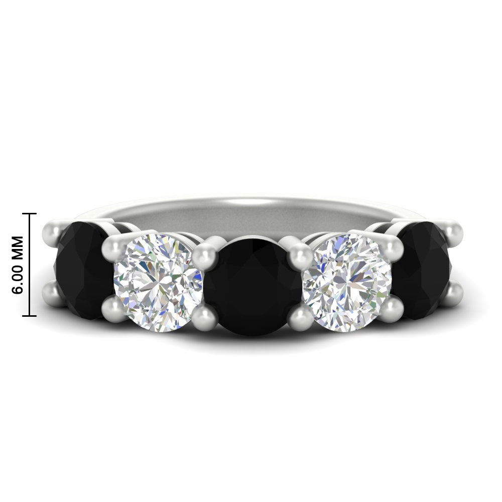 4-carat-round-diamond-and-black-diamond-anniversary-wedding-band-in-white-gold-FDENS141ROBGBLACK-4.00CT-NL-WG-HW
