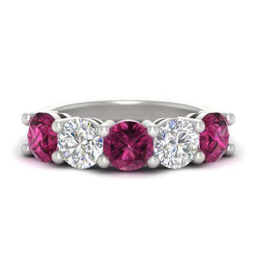 4-carat-round-diamond-and-pink-sapphire-anniversary-wedding-band-in-white-gold-FDENS141ROBGSADRPI-4.00CT-NL-WG