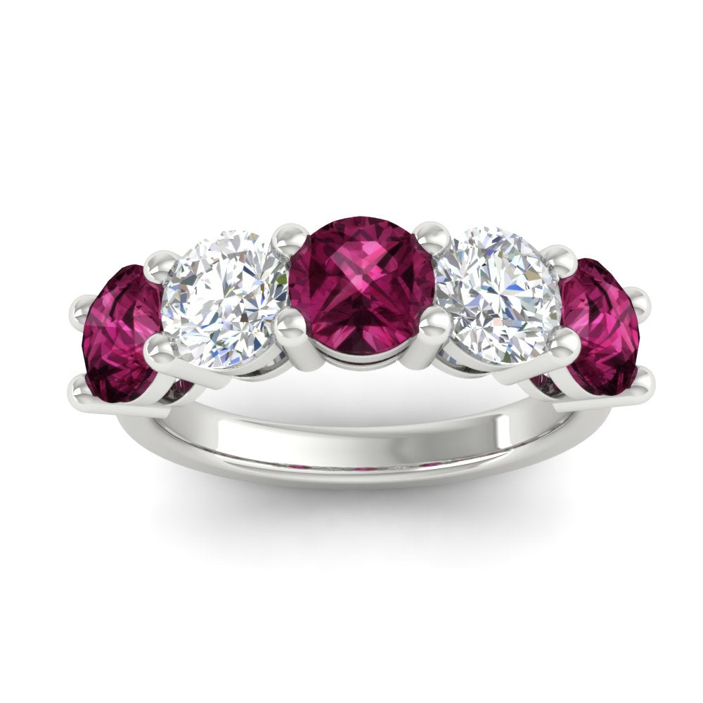 4-carat-round-diamond-and-pink-sapphire-anniversary-wedding-band-in-white-gold-FDENS141ROBGSADRPIANGLE5-4.00CT-NL-WG