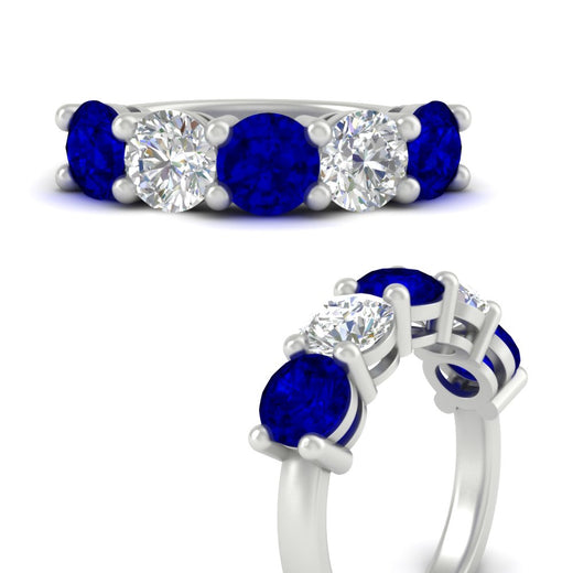 4-carat-round-diamond-and-sapphire-anniversary-wedding-band-in-white-gold-FDENS141ROBGSABLANGLE3-4.00CT-NL-WG