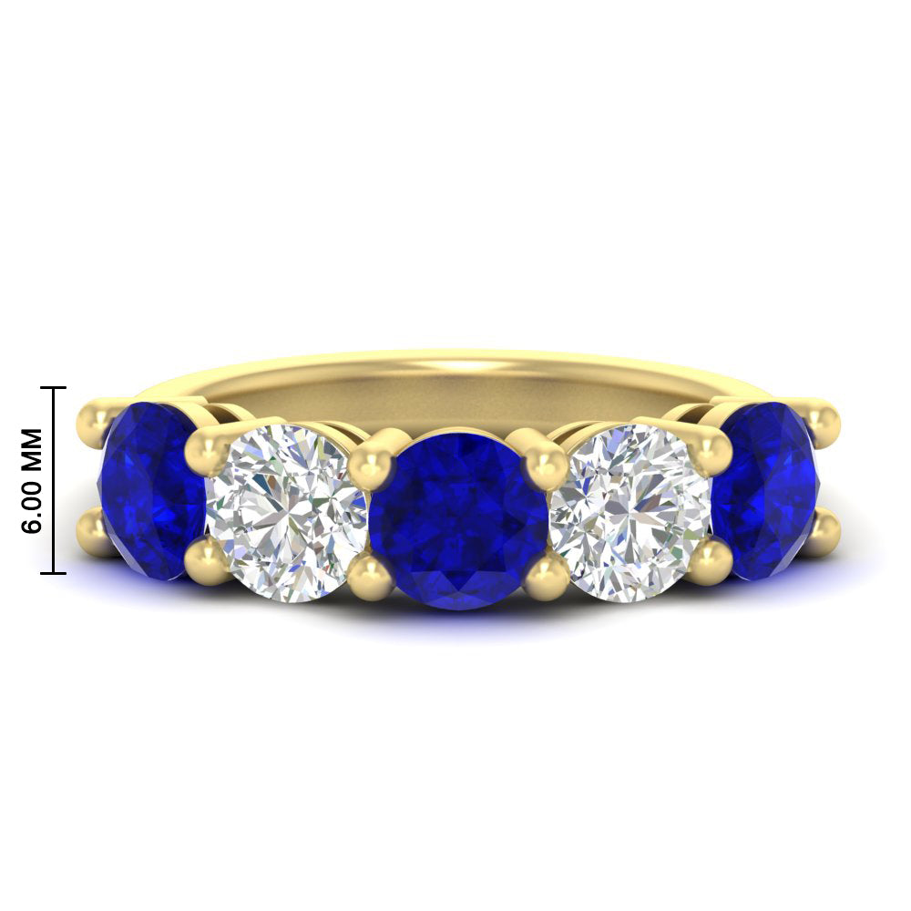 4-carat-round-diamond-and-sapphire-anniversary-wedding-band-in-yellow-gold-FDENS141ROBGSABL-4.00CT-NL-YG-HW