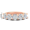 Load image into Gallery viewer, 4-carat-round-diamond-anniversary-wedding-band-in-rose-gold-FDENS141ROB-4.00CT-NL-RG-HW