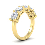 Load image into Gallery viewer, 4-carat-round-diamond-anniversary-wedding-band-in-yellow-gold-FDENS141ROBANGLE2-4.00CT-NL-YG
