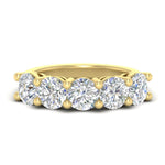 Load image into Gallery viewer, 4-carat-round-diamond-colored-anniversary-wedding-band-in-yellow-gold-FDENS141ROB-4.00CT-NL-YG-GS
