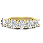 Load image into Gallery viewer, 4-carat-round-diamond-colored-anniversary-wedding-band-in-yellow-gold-FDENS141ROB-4.00CT-NL-YG-HW-GS
