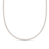 Load image into Gallery viewer, 4-carat-round-diamond-tennis-necklace-set-in-FDNK11334-(0.02CT)ANGLE1-NL-RG