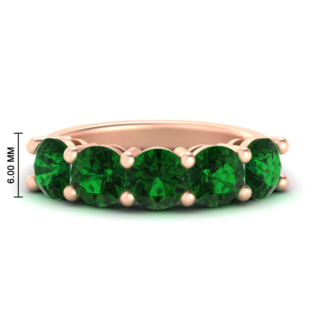 4-carat-round-emerald-colored-anniversary-wedding-band-in-rose-gold-FDENS141ROBGEMGR-4.00CT-NL-RG-HW-GS