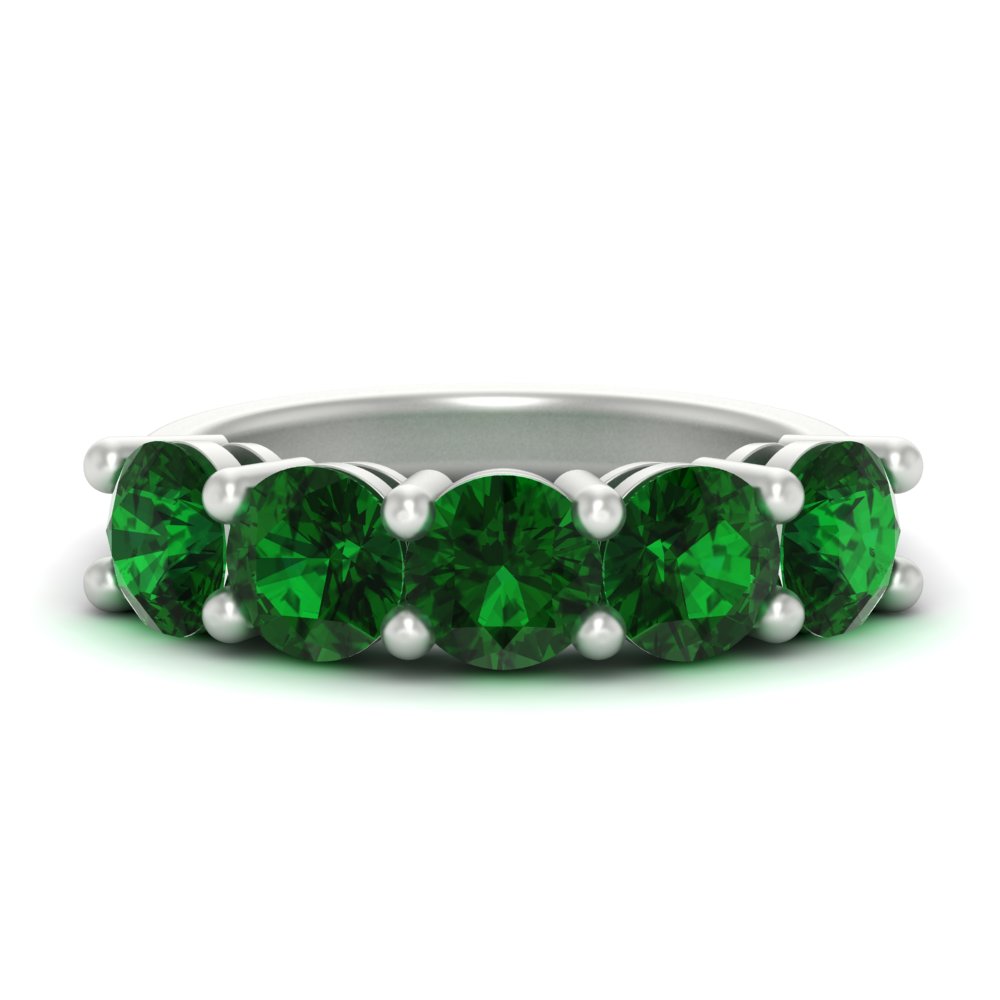 4-carat-round-emerald-colored-anniversary-wedding-band-in-white-gold-FDENS141ROBGEMGR-4.00CT-NL-WG-GS