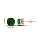 Load image into Gallery viewer, 4-carat-round-emerald-stud-earring-for-women-in-rose-gold-fdear10411rogemgrangle2-4.00ct-nl-rg-hw_c9ceeac6-ade4-45b6-929e-c19cbafb8a35.jpg?v=1765339407

