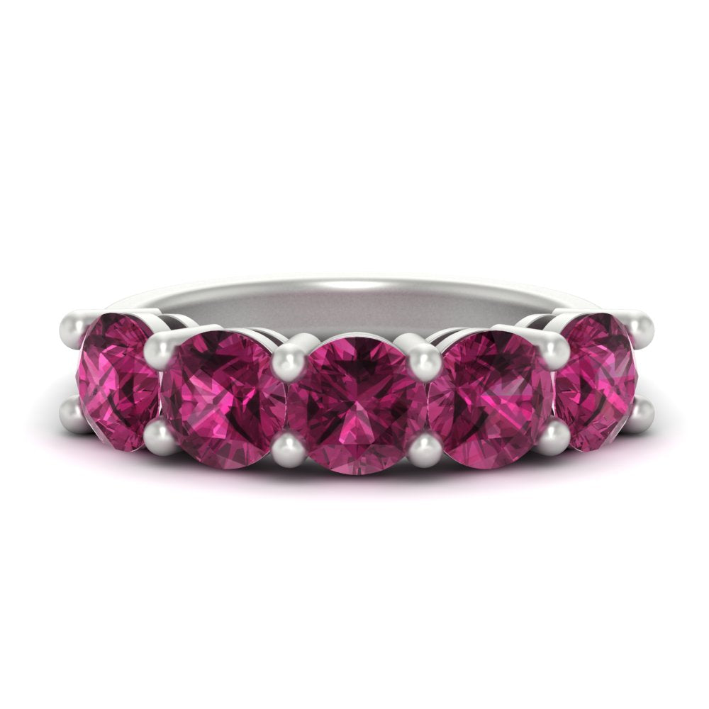4-carat-round-pink-sapphire-colored-anniversary-wedding-band-in-white-gold-FDENS141ROBGSADRPI-4.00CT-NL-WG-GS