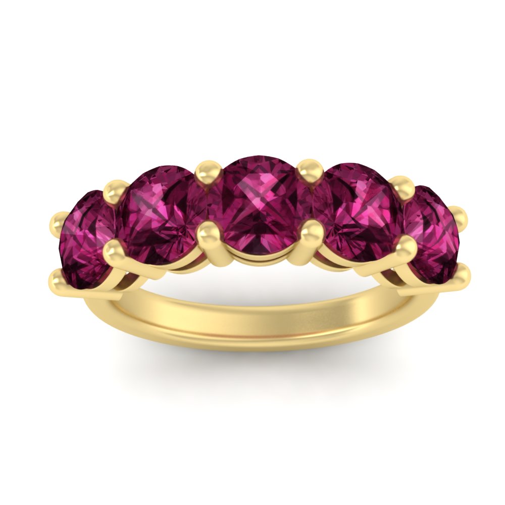 4-carat-round-pink-sapphire-colored-anniversary-wedding-band-in-yellow-gold-FDENS141ROBGSADRPIANGLE5-4.00CT-NL-YG-GS
