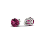 Load image into Gallery viewer, 4-carat-round-pink-sapphire-stud-earring-for-women-in-white-gold-fdear10411rogsadrpiangle4-4.00ct-nl-wg_fe4aa127-d7d6-44e6-bf94-cb3cd2b550bc.jpg?v=1765339411
