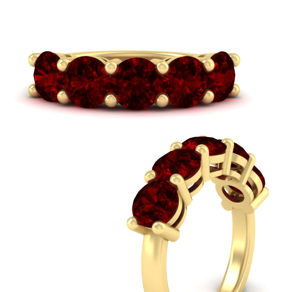 4-carat-round-ruby-colored-anniversary-wedding-band-in-yellow-gold-FDENS141ROBGRUDRANGLE3-4.00CT-NL-YG-GS