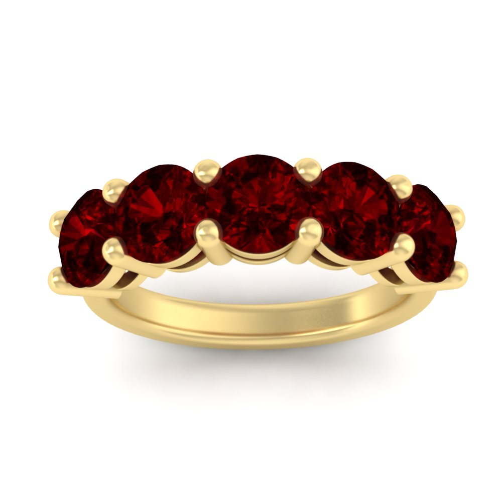 4-carat-round-ruby-colored-anniversary-wedding-band-in-yellow-gold-FDENS141ROBGRUDRANGLE5-4.00CT-NL-YG-GS