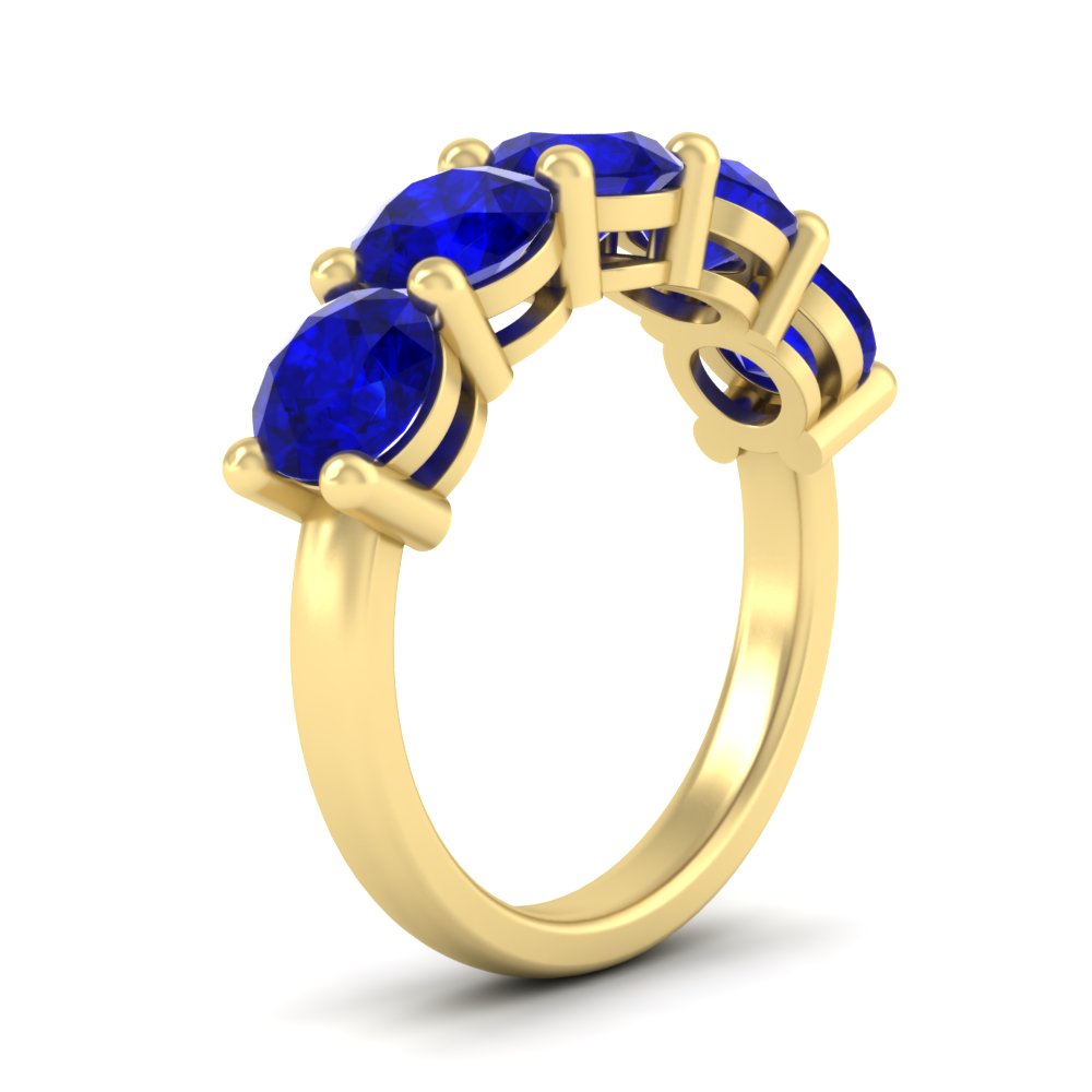 4-carat-round-sapphire-colored-anniversary-wedding-band-in-yellow-gold-FDENS141ROBGSABLANGLE2-4.00CT-NL-YG-GS