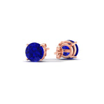 Load image into Gallery viewer, 4-carat-round-sapphire-stud-earring-for-women-in-rose-gold-fdear10411rogsablangle4-4.00ct-nl-rg_2c04bce8-5fbd-4df3-8082-d3c9c354327c.jpg?v=1765339401
