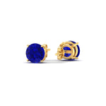 Load image into Gallery viewer, 4-carat-round-sapphire-stud-earring-for-women-in-yellow-gold-fdear10411rogsablangle4-4.00ct-nl-yg_4e13f5c8-6dcf-4736-8bd0-43ea87ad11cb.jpg?v=1765339401
