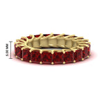 Load image into Gallery viewer, 4 Carat Anniversary Band Princess Cut For Her
