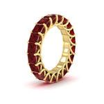 Load image into Gallery viewer, 4 Carat Anniversary Band Princess Cut For Her
