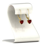 Load image into Gallery viewer, 4-carat-ruby-heart-shape-lever-back-earrings-in-yellow-gold-FDEAR11236HTGRUDR-4.00CT-NL-YG.jpg
