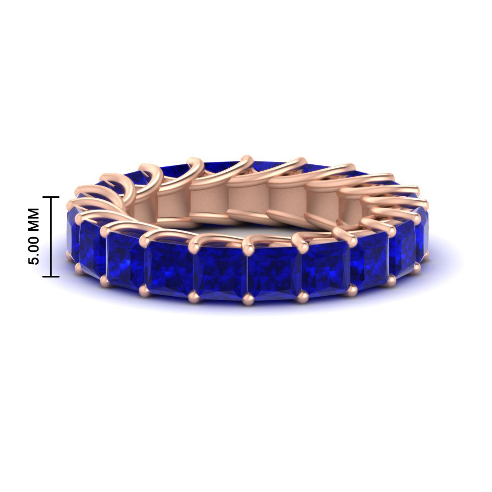 4 Carat Anniversary Band Princess Cut For Her