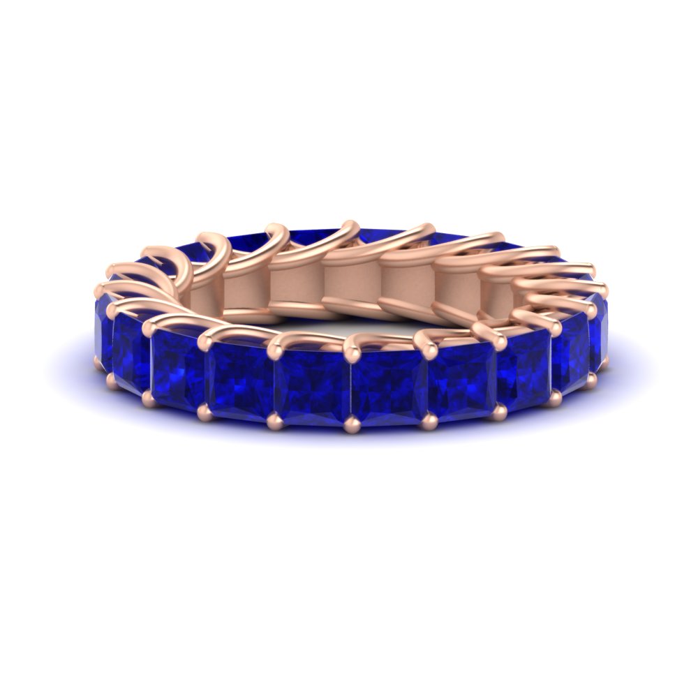 4 Carat Anniversary Band Princess Cut For Her