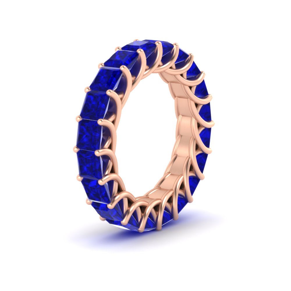 4 Carat Anniversary Band Princess Cut For Her