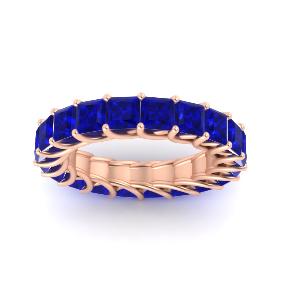 4 Carat Anniversary Band Princess Cut For Her