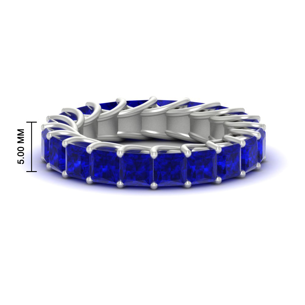 4 Carat Anniversary Band Princess Cut For Her