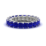 Load image into Gallery viewer, 4 Carat Anniversary Band Princess Cut For Her
