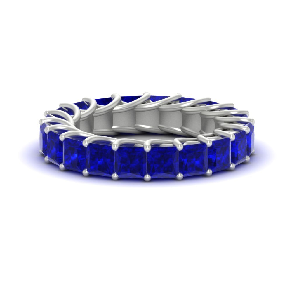 4 Carat Anniversary Band Princess Cut For Her