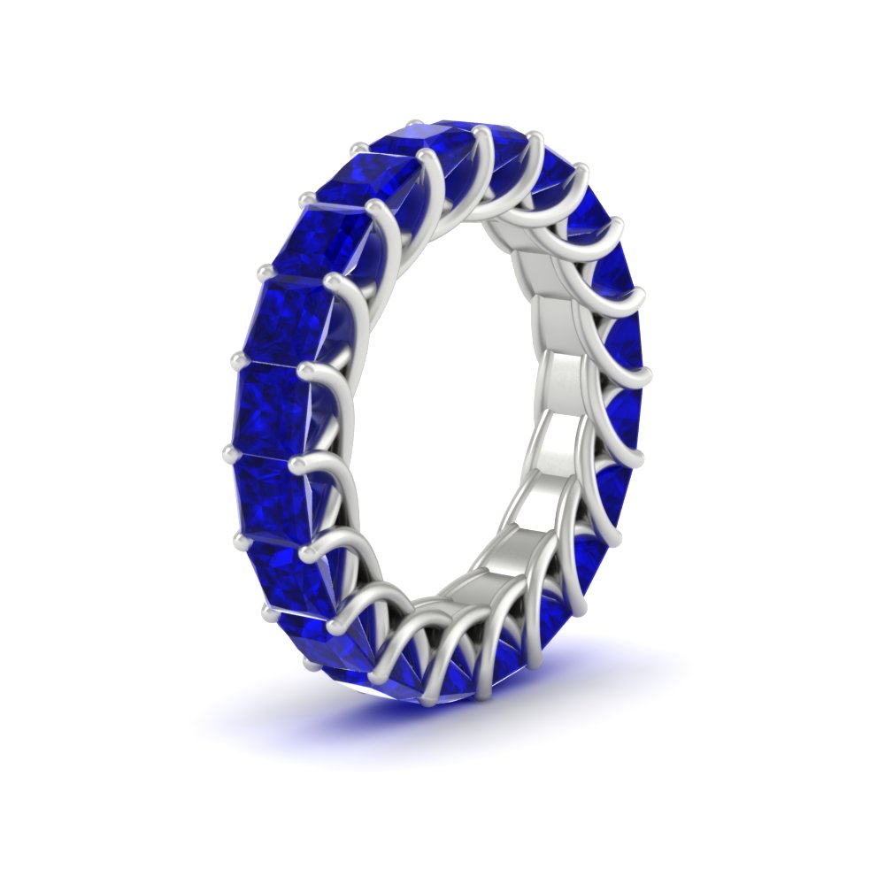 4 Carat Anniversary Band Princess Cut For Her