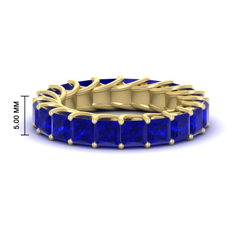 4 Carat Anniversary Band Princess Cut For Her