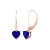 Load image into Gallery viewer, 4-carat-sapphire-heart-shape-lever-back-earrings-in-rose-gold-FDEAR11236HTGSABL-4.00CT-NL-RG.jpg