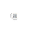 Load image into Gallery viewer, 4 Carat Single Stud Earring For Man
