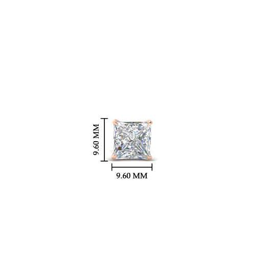 4 Carat Single Stud Earring For Man